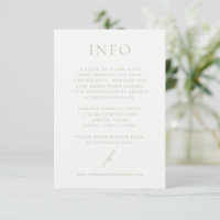 Elegant Sage Green Script Monogram Wedding