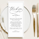 Elegant Sage Green Simple Wedding Thank You Card<br><div class="desc">Designed to coordinate with our Romantic Script wedding collection,  this customisable Thank you card,  features a sweeping script calligraphy text paired with a classy serif font in black with a frosty sage green back and a customisable monogram. Matching items available.</div>