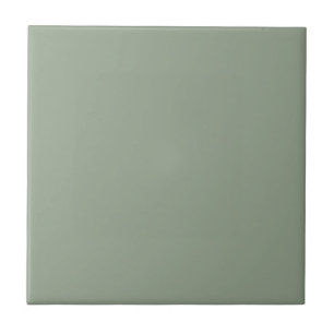 Elegant Sage Green Solid Colour Tile