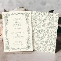 Elegant Sage Green Vintage Victorian Wedding