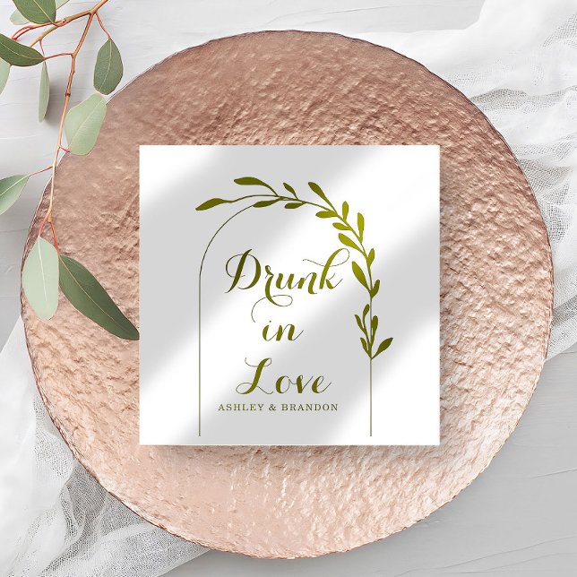 Elegant Sage Green Wedding Napkins (Creator Uploaded)