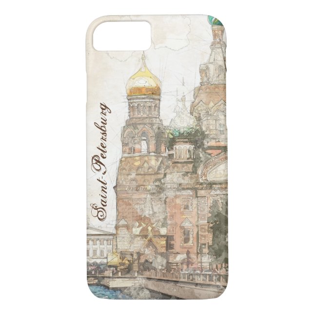 Elegant Saint Petersburg Russia iPhone Case | City (Back)