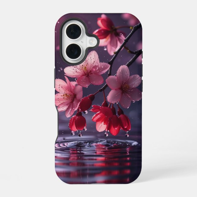 Elegant Sakura Blossom Phone Case – Dreamy Japanes (Back)