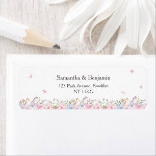 Elegant Sakura Cherry Blossoms Wedding Address