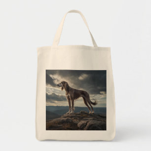 Elegant Saluki Grocery Tote