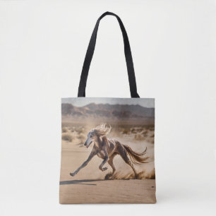 Elegant Saluki Shoulder Tote