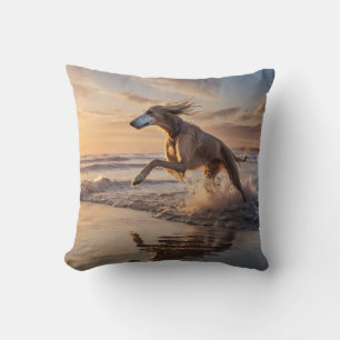 Elegant Saluki Throw Pillow