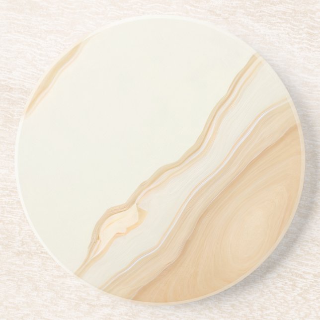 Elegant Sandstone Coaster (Front)