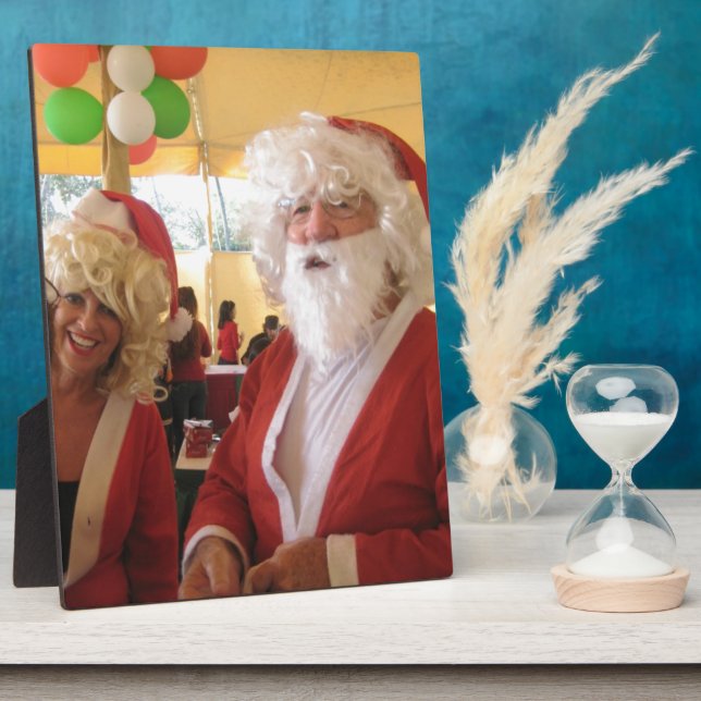 Elegant Santa Collection. Plaque (Side)
