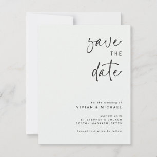 Elegant Save the Date Announcement Template