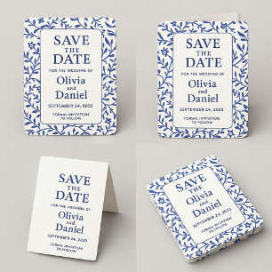 Elegant Save The Date Custom Wedding Cards