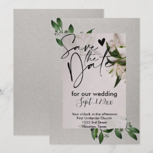 Elegant    save the date invitation