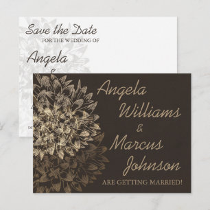 Elegant Save the Date Postcard