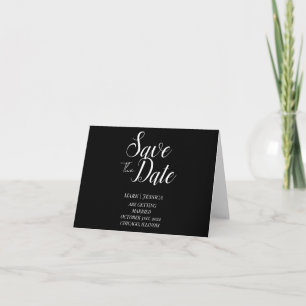 Elegant Save The Date Thank you Card