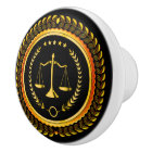 Elegant Scales of Justice Drawer Knobs - SRF