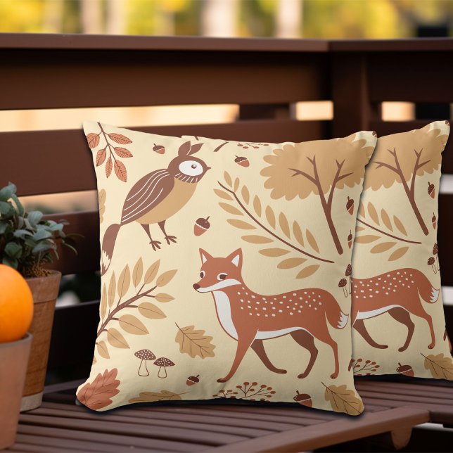 Elegant Scandinavian Fall Pattern Cushion (Creator Uploaded)