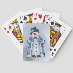 Elegant Schneemann Playing Cards