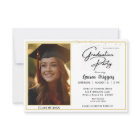 Elegant School Graduation Photo Year Glitter