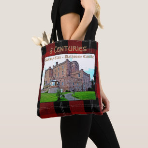 Elegant Scottish Ramsay Clan Castle Tartan Tote Bag