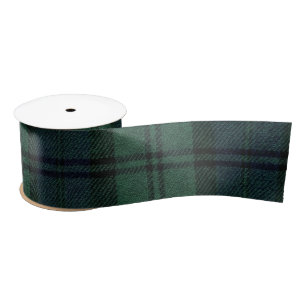 Elegant Scottish Tartan Plaid Christmas Satin Ribbon