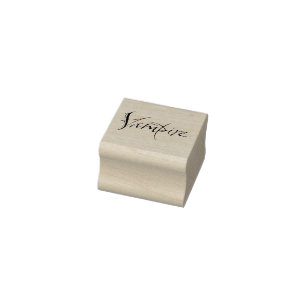 Elegant Scratched Lettering Vampire Halloween Rubber Stamp