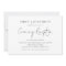 Elegant Script Any Colour Wedding Evening Receptio