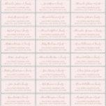 Elegant Script Blush Gold Wedding Guest Address<br><div class="desc">Modern Elegant Script Blush Pink and Gold Minimalist Wedding Guest Name Address custom personalised Labels Stickers. The guest name is written in a cursive swirly hand lettered swash tail font script. This has 24 stickers.</div>