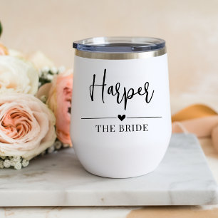 Elegant Script Bridal Shower Favour Personalised