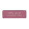 Elegant Script Cassis Wedding Return Address