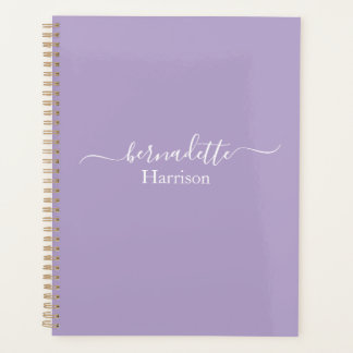Elegant Script | Custom Name | Lavender Planner