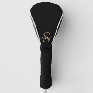 Elegant Script Custom Name Personalised Gift Golf Head Cover