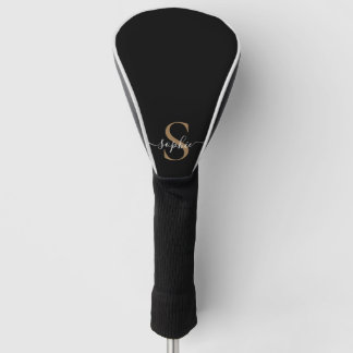 Elegant Script Custom Name Personalised Gift Golf Head Cover