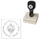 Elegant Script Desert Cactus Return Address