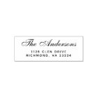 Elegant Script Family Name Return Address