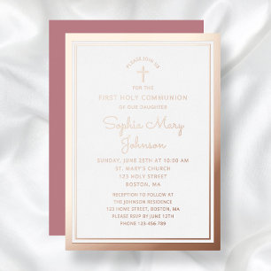 Elegant Script Girl First Communion