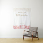 Elegant Script gold & blush floral bridal shower