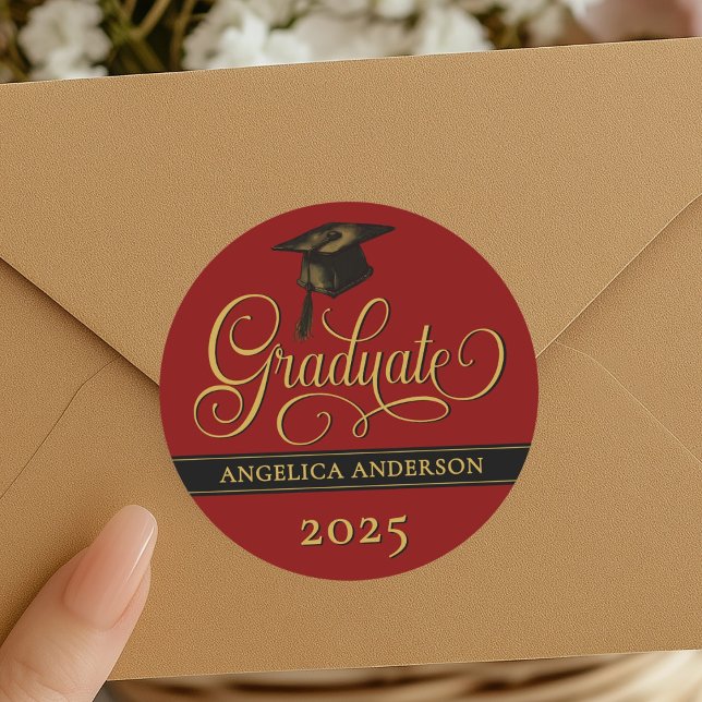 Elegant Script Graduation Sticker (Creator Uploaded)