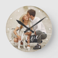 Elegant Script "Love" Custom Photo