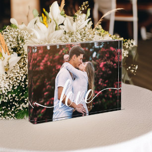 Elegant Script "Love" Overlay Photo