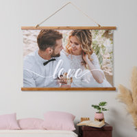 Elegant Script "Love" Overlay Photo