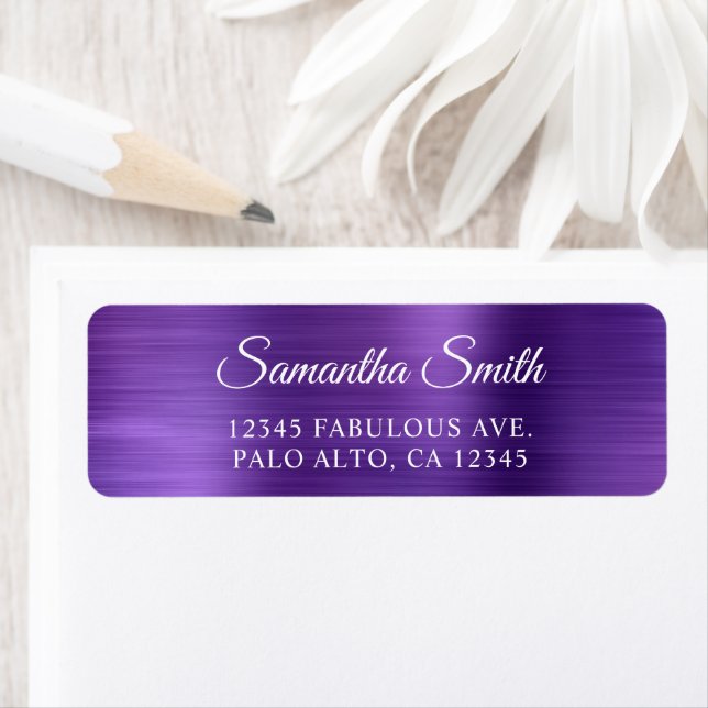 Elegant Script Metallic Amethyst (Insitu)