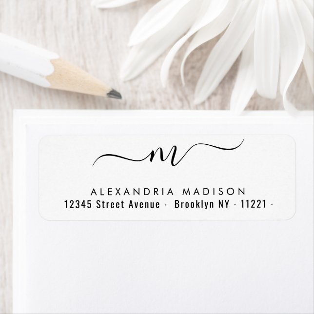 Elegant Script Monogram Black Modern Typography (Insitu)
