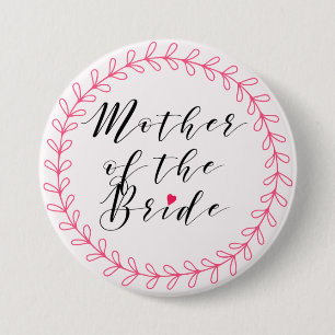 Elegant script - Mother of the Bride Button