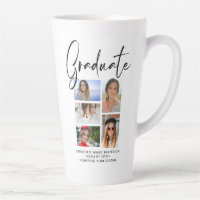 Elegant Script Multi Photo Graduation Graduate