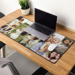 Elegant Script Mum Photo Grid Layout Personalised Desk Mat<br><div class="desc">Celebrate the wonderful moms in your life this Mother's Day with our elegant Mum script custom multiple photo collage desk mat. Give her the gift of cherished memories and a stylish addition to her workspace. Our desk mat is not only practical but also customisable, featuring a beautiful Mum script design...</div>