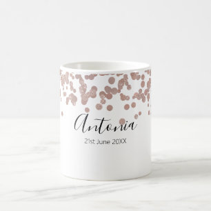 Elegant Script Name Birthday Coffee Mug