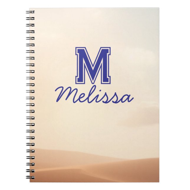 Elegant Script Name Notebook  (Front)