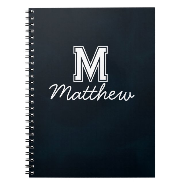Elegant Script Name Notebook  (Front)