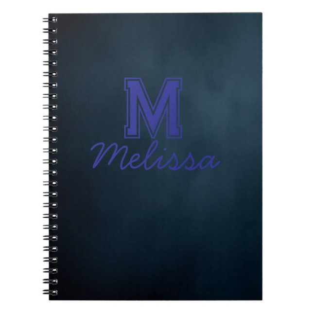 Elegant Script Name Notebook  (Front)