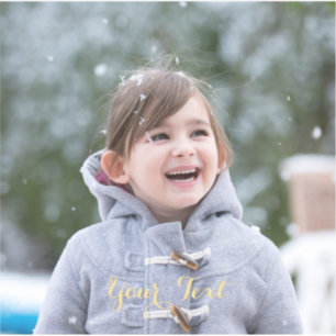 Elegant Script Name Photo DIY Custom Cut Vinyl